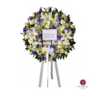 CORONA FUNEBRE PREMIUM IRIS