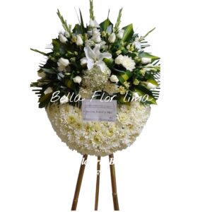 arreglo fúnebre de Bella Flor Lima