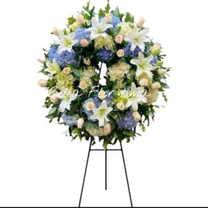 Dona celestial rosas HORTENCIAS y lirios