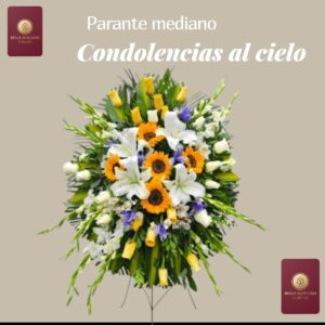 Condolencias al cielo arreglo funebre