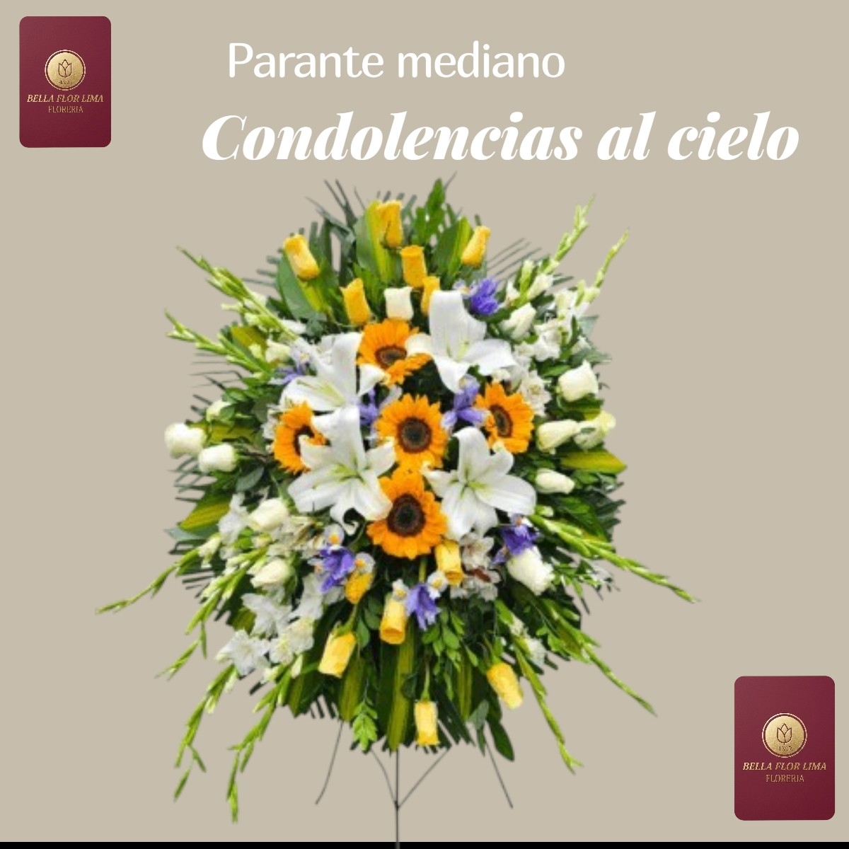 Condolencias al cielo arreglo funebre