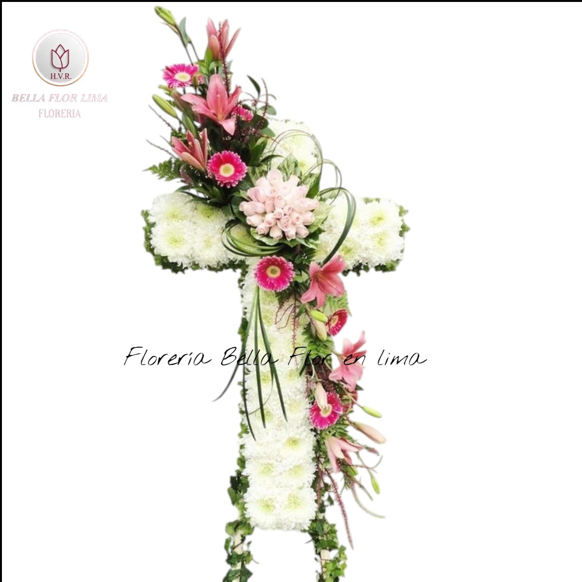 Cruz fúnebre "amor eterno"