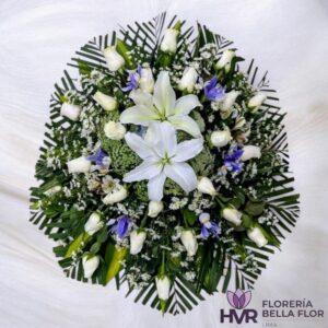 *Lagrima blanca con iris orquidea*