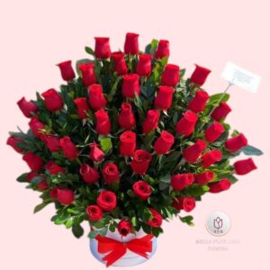 *ARREGLO DE 50 ROSAS*